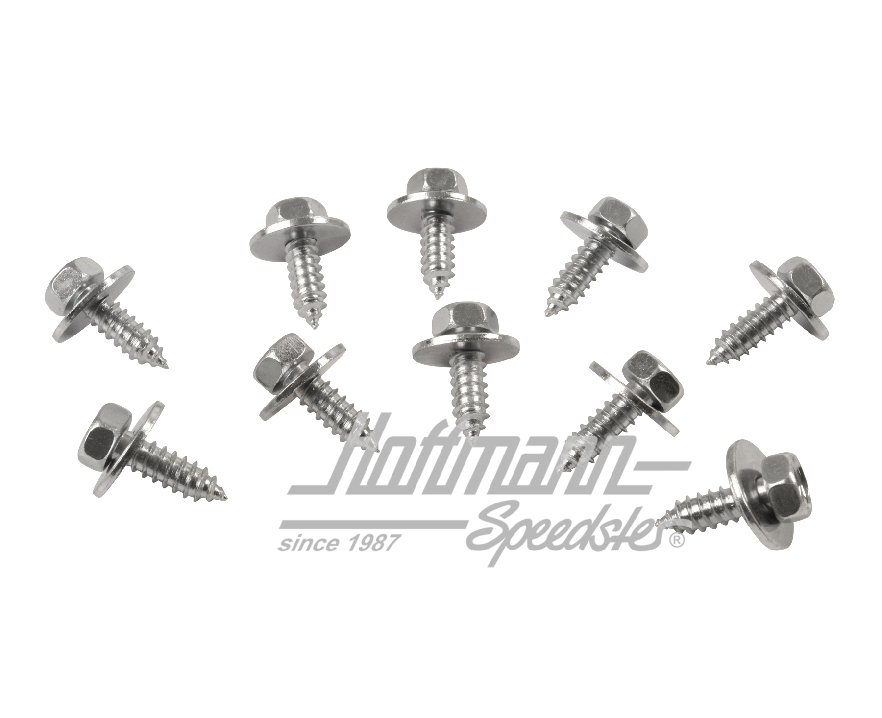 Screw set, fender, Golf (10 pieces) | 311 821 143 | 185-0630-10