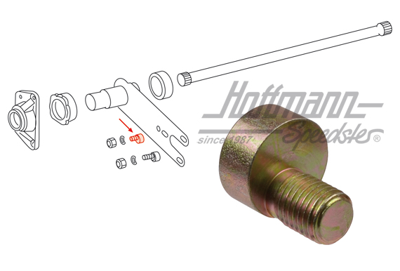 Eccentric screw, rear axle, 65-89                                                                   