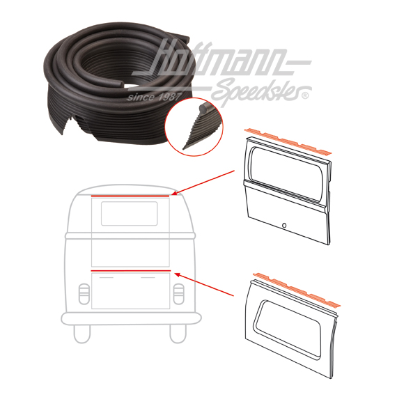 Beading, Hatchback-/engine-lid-hinge | 211 829 191 A | 089-0450