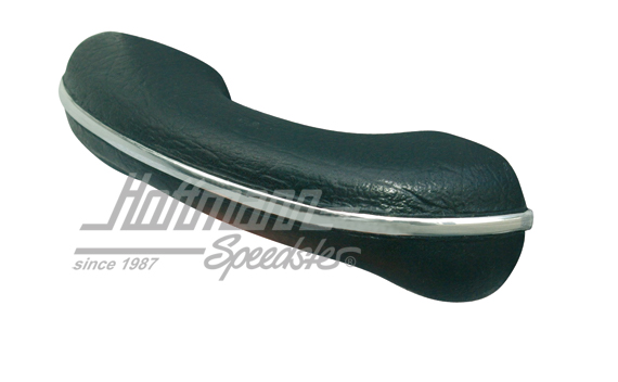 Armrest, black, 8.59-7.67, left | 113 867 170 D | 020-0015