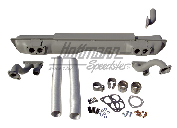 Exhaust kit, Type 3, 1.6, 8.64-7.73 | VW 35052 ALT | 020-3716