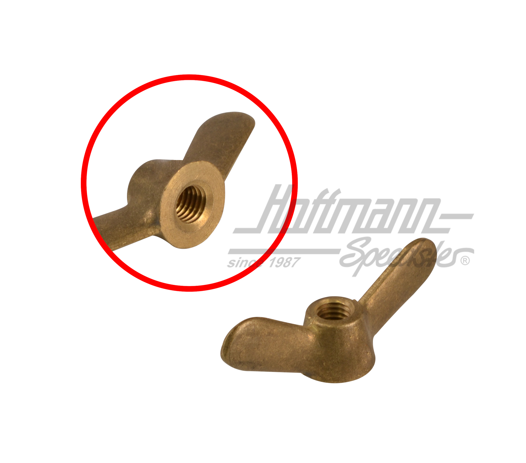 Butterfly nut, seat fixing | 111 881 281 | 089-4803-90
