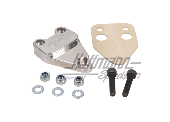 Oil cooler block-off plate, Type-1, Billet | --- --- --- | 010-1240-03