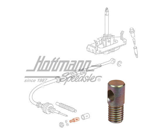 Bolt, cable pull, automatic transmission | 311 713 293 | 170-4000