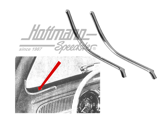 Mouldings, front ventilation, left/right, .53-7.57 | 113 853 532 A | 020-2056