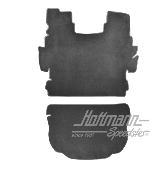 Trunk carpet kit, 1302, grey |  | 026-6523