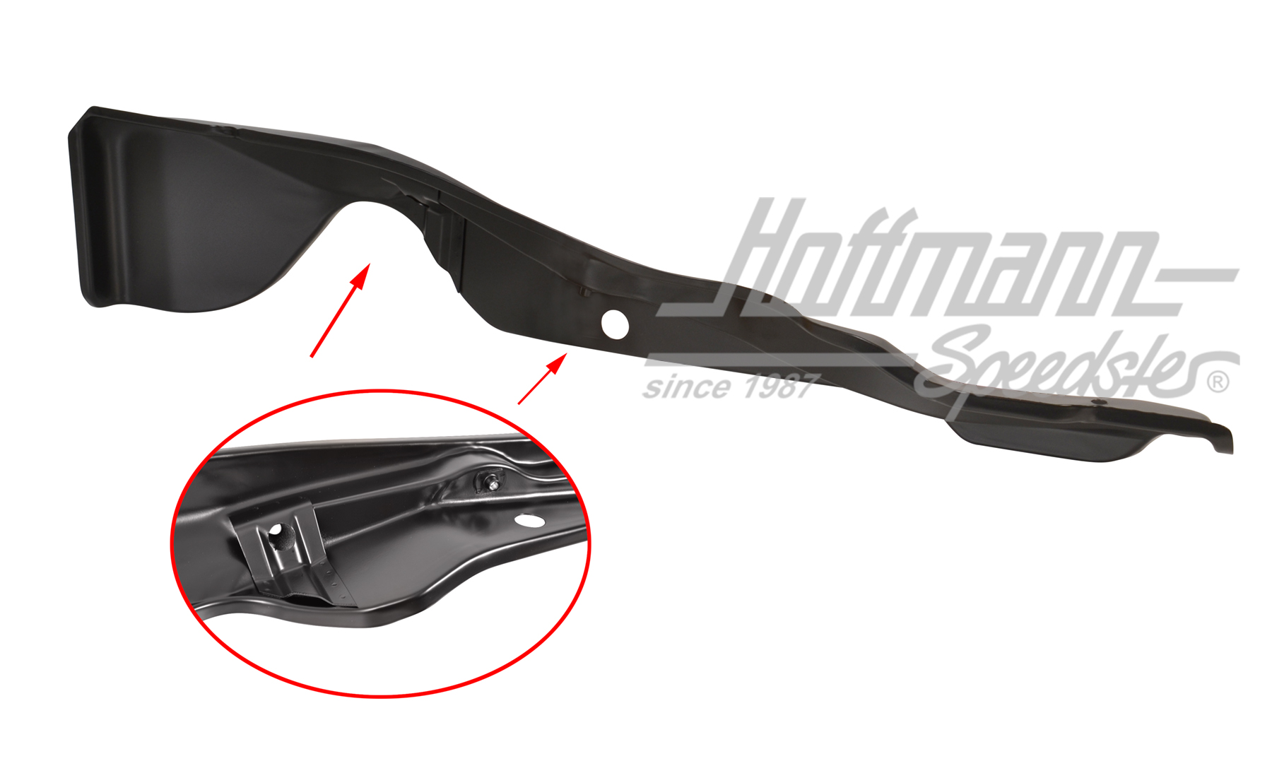 Carrier, fuel tank support, 65-68, right                                                            