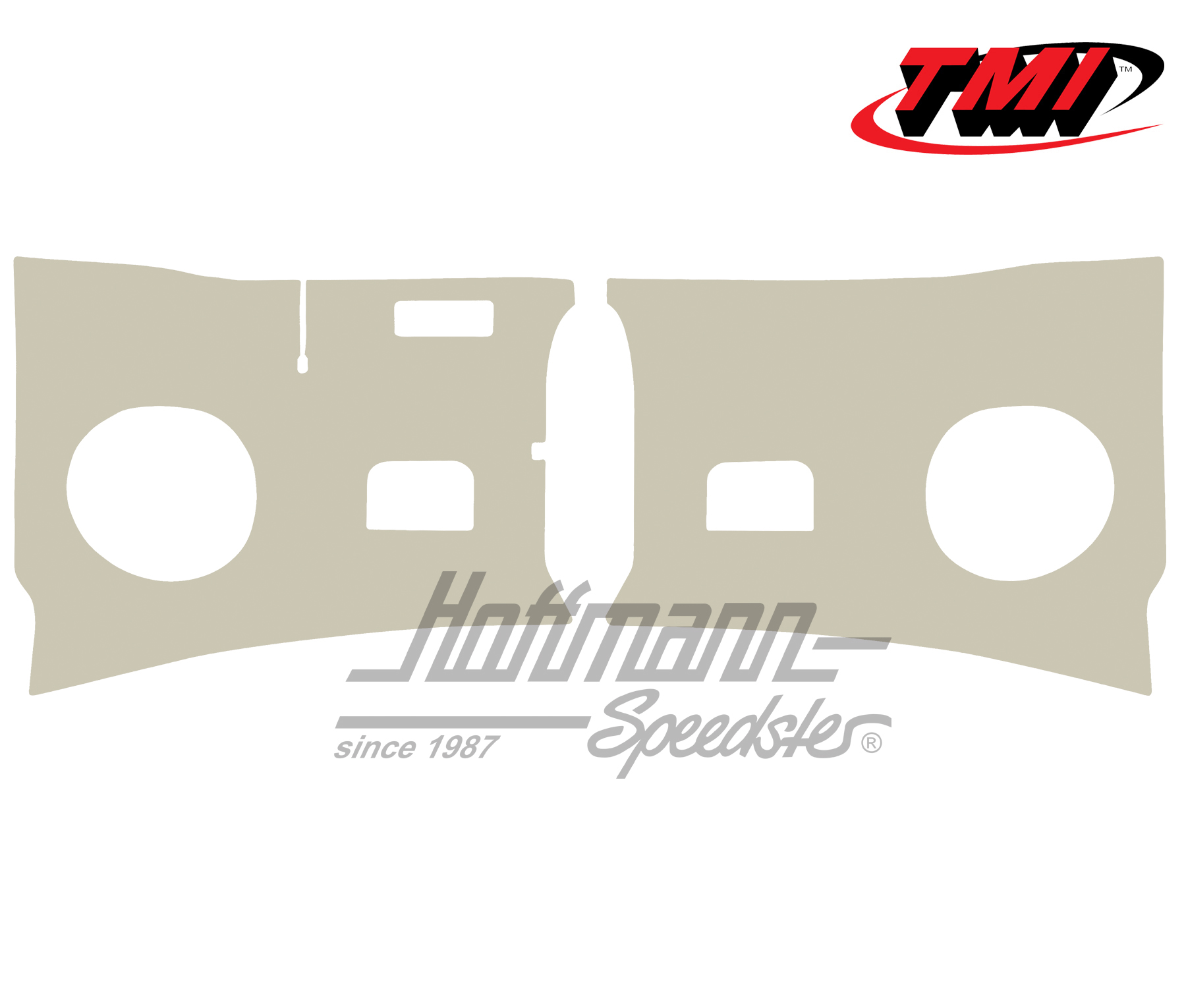 Front wall trims, 62-67, off-white | 10-2111-15 | 098-0564-04