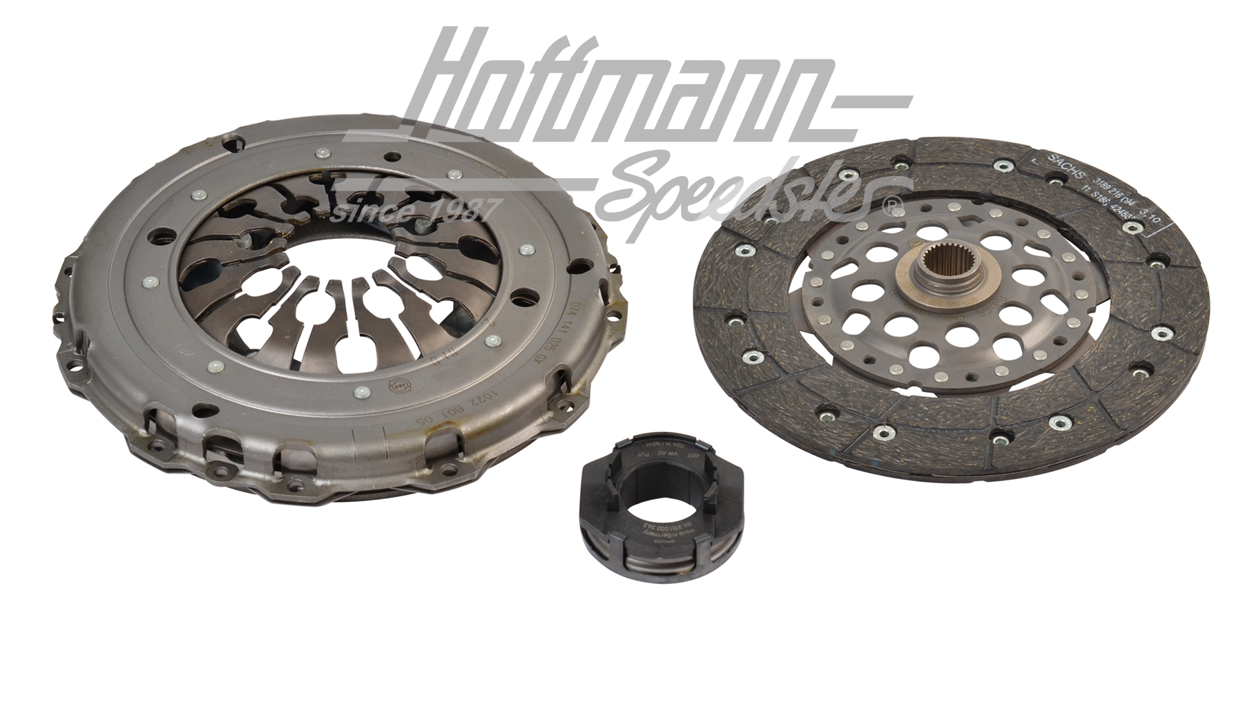 Clutch kit, Bus T4, 220 mm, 2.4 Diesel | 074 198 141 X | 401-1280