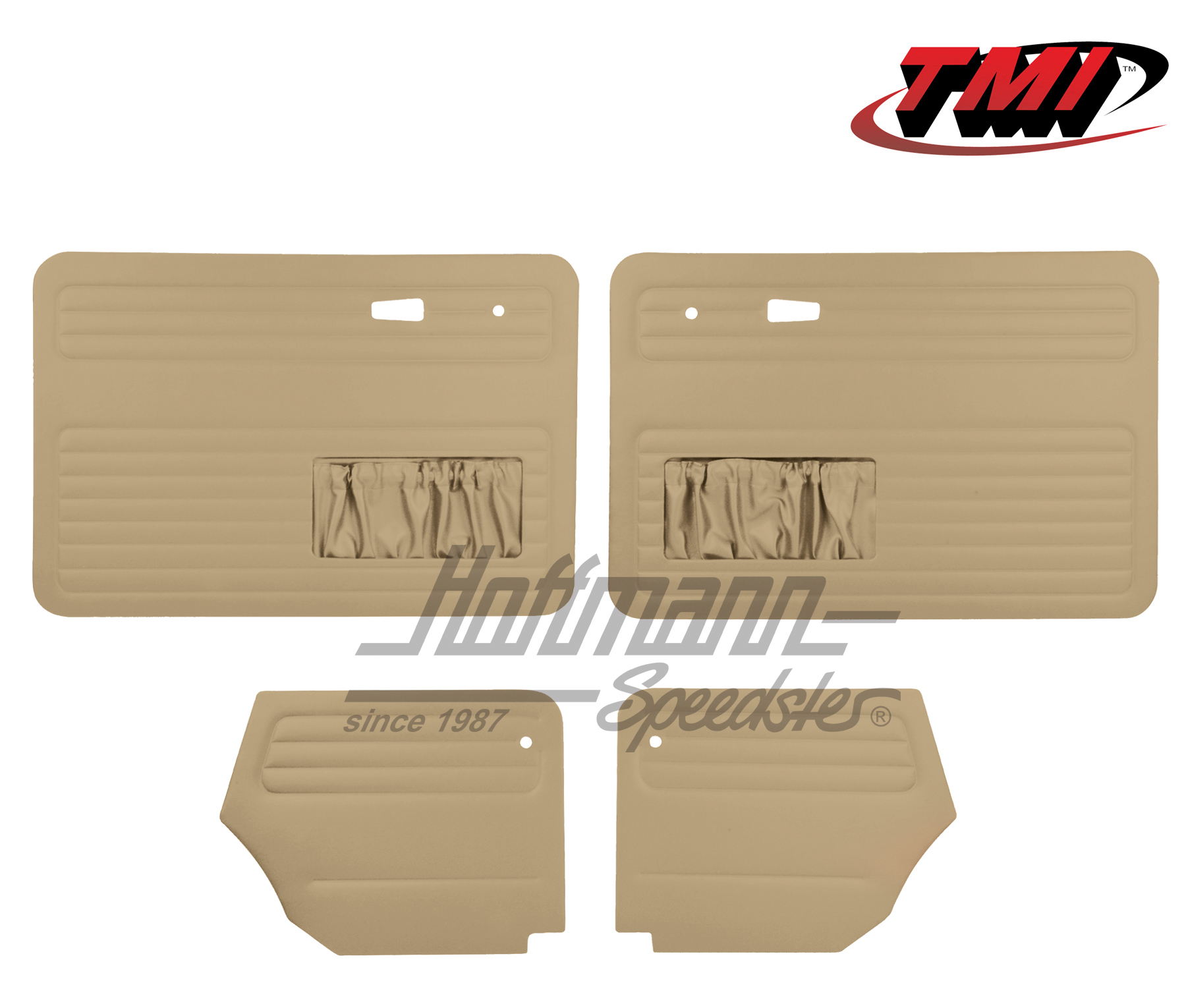 Door panels, Beetle Convertible, 66-72, beige | 10-1329-14 | 055-7575