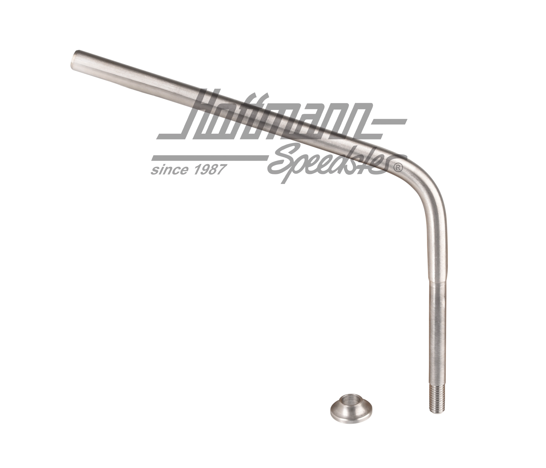 Mirror arm, door hinge, 8.5mm, stainless steel, left | 211 857 528 A SS-8.5 | 089-5018-21