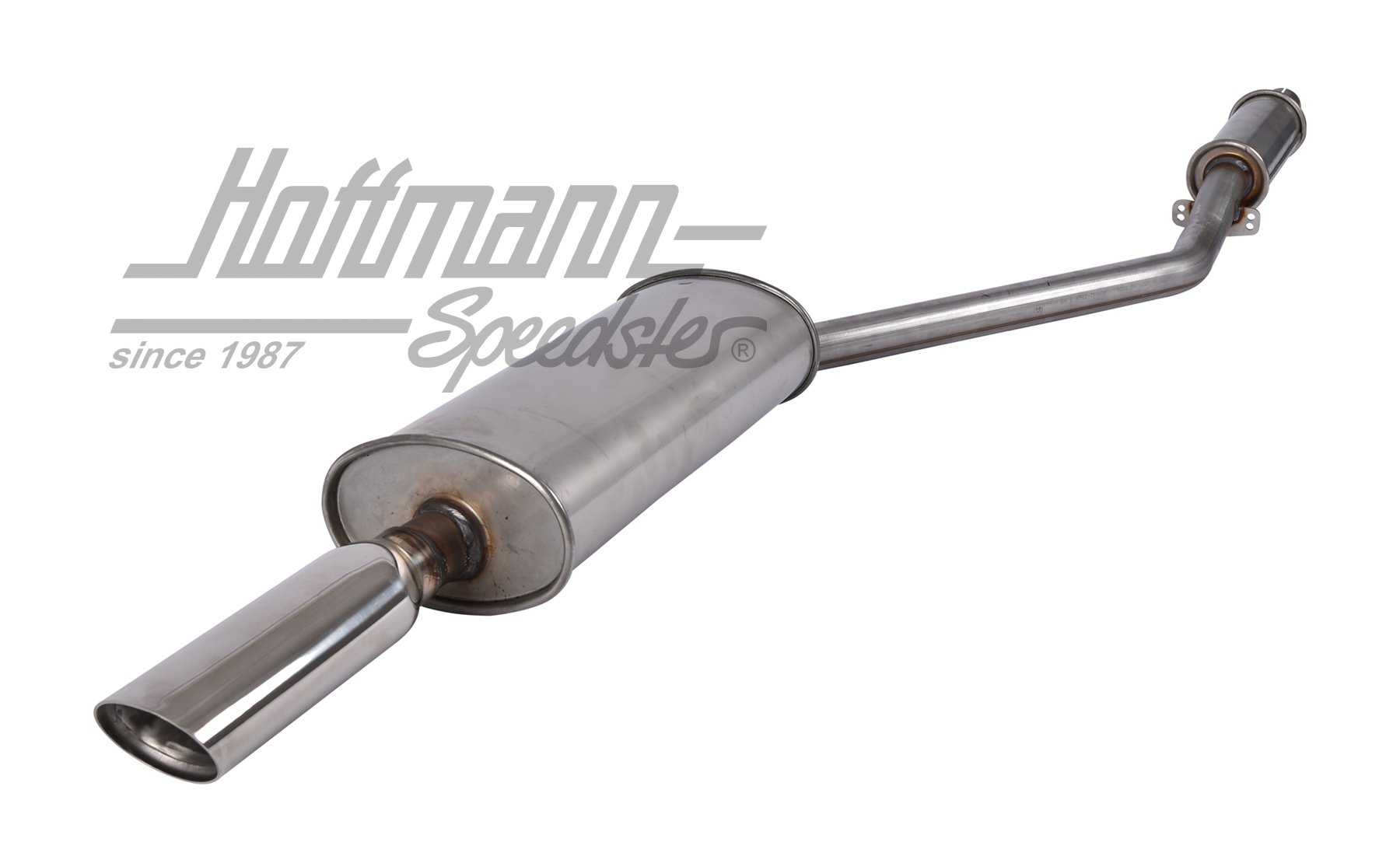 Exhaust, standard, stainless steel, 924, 2.0                                                        