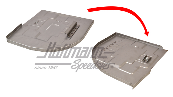 Battery tray, Bus T1, right, 12 Volt | 211 813 164 A 12V | 095-0538-12