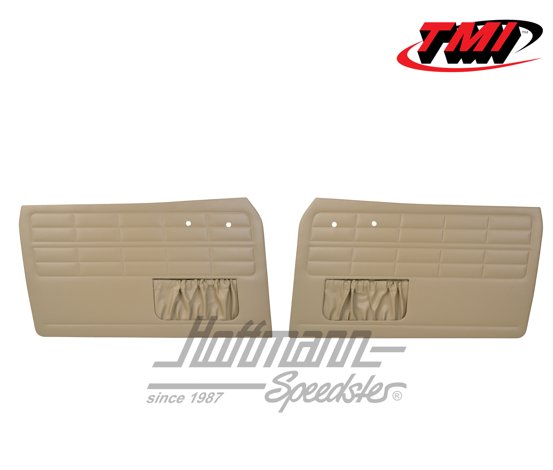 Door panels, Karmann Ghia, -7.63, beige | 10-1504-14 | 066-0020-05