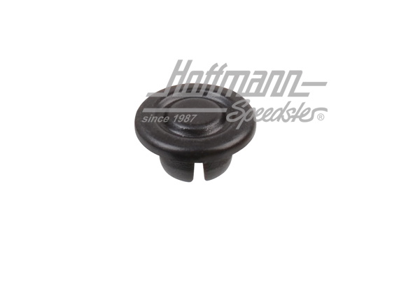 Door-hinge plug, outer, Type 181, black | 181 827 525 | 080-2975