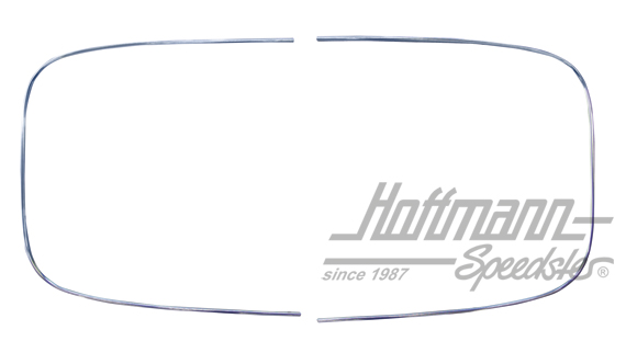 Ornamental frame, aluminium, rear window 405mm, 8.64-7.71 | 113 853 355 D    +356 D | 020-5627