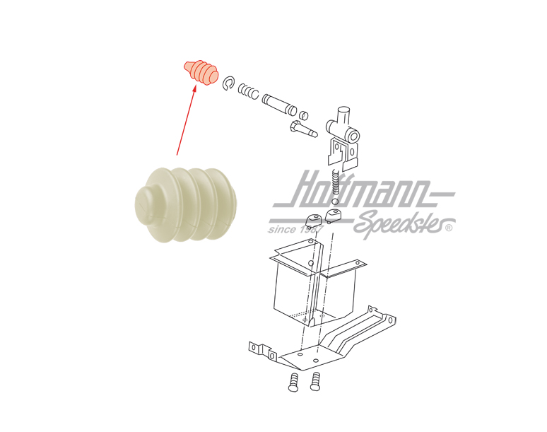 Bellows, 5-gear transmission, lateral | 251 711 248 A | 315-1400