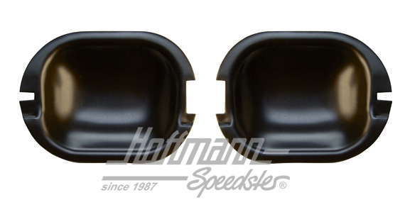 Door handle guards, alu, black, Golf 8.83- | 50028 | 200-6645