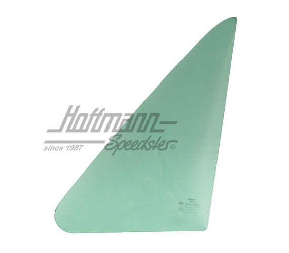 Vent-window glass, green, left, 4.74- | 171 845 251 A | 180-8165-01