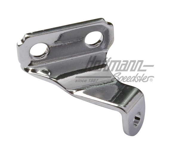 Support bracket, vent wing, upper, chromed, 10.52-7.64, left | 113 837 631 | 020-5176-31