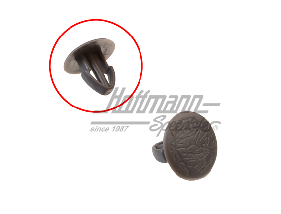 Clip, trim panels, lateral/rear, grey | 251 867 299  6AW | 360-1550-24