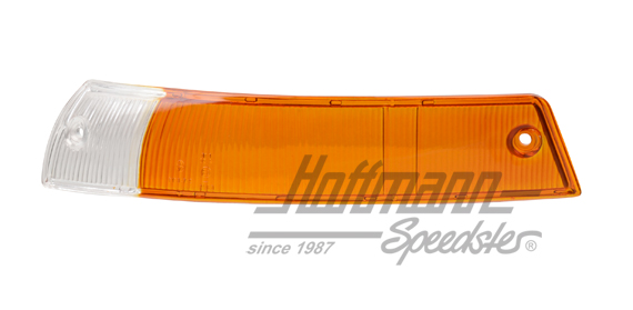Turn-indicator lens, yellow/white, 911/912, 65-68, left | 901 631 401 00 gelb/weiß | 580-1641