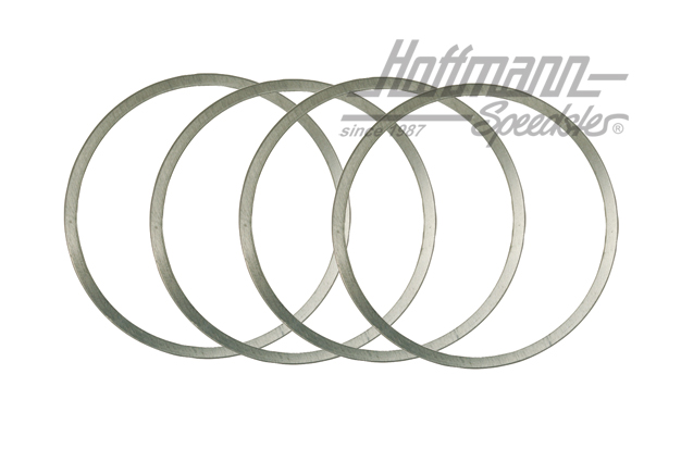 Cylinder shims, 85.5/87/88mm, 0.50mm | --- --- --- | 010-0531
