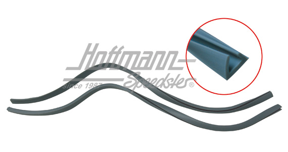 Beadings for gravel guards, light grey |  | 020-2026-40