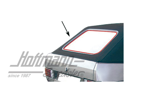Rear window seal, Golf 1 convertible | 155 845 521 | 180-4090