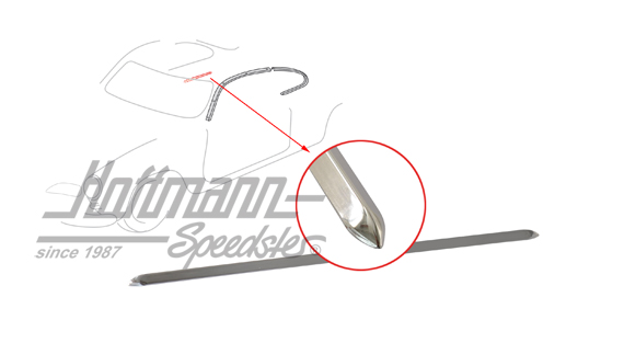Moulding, side panel, inner, 61-66 | 143 853 539 A | 066-0028-54