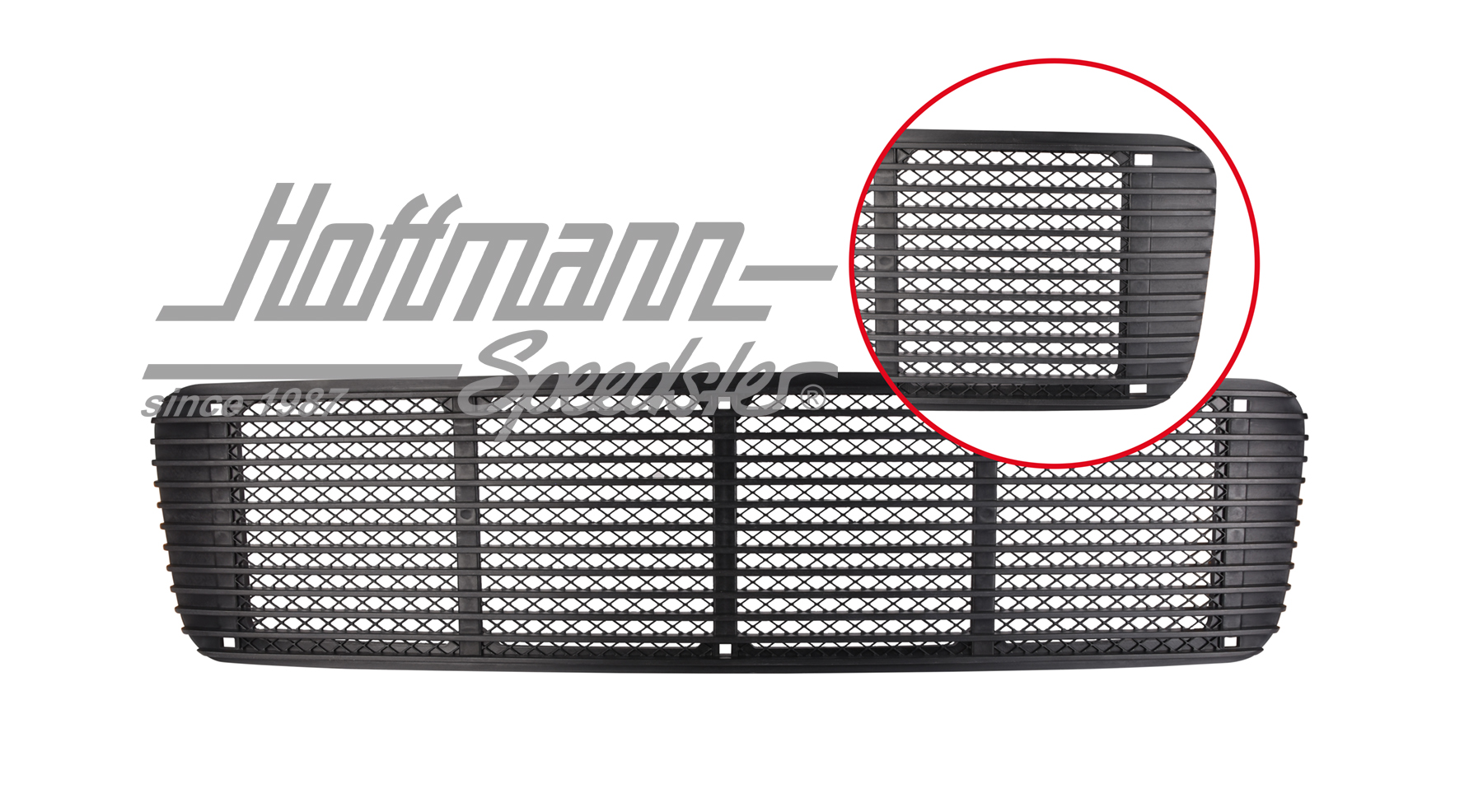 Engine-hood grille, 911, black, 74-89 | 911 559 411 01 | 510-9583-10