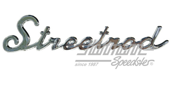 Emblem "Streetrod", chrome, 18 x 4 cm |  | 020-6075