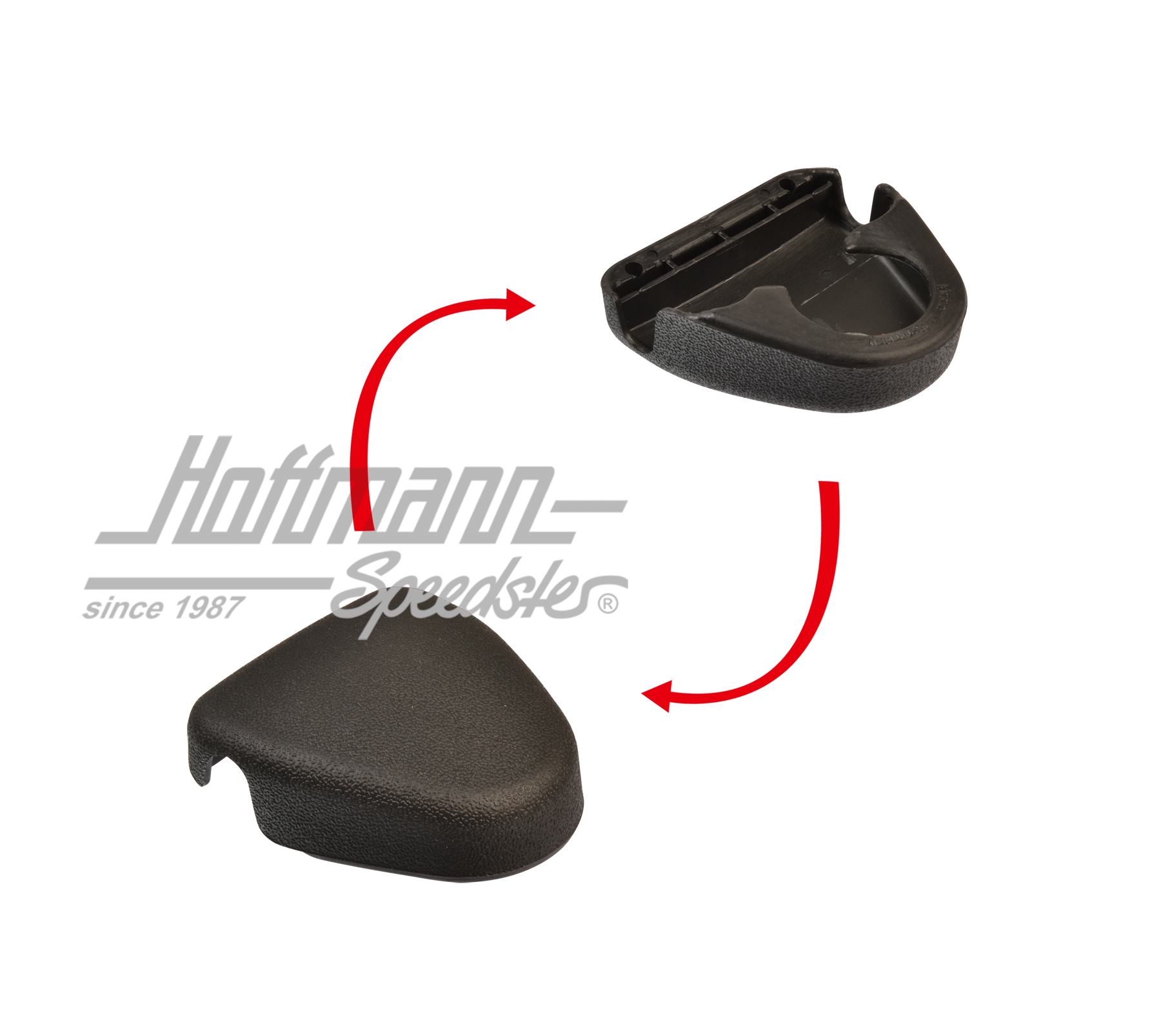 Cover, seat belt, front, upper | 171 857 719 01C | 180-5510