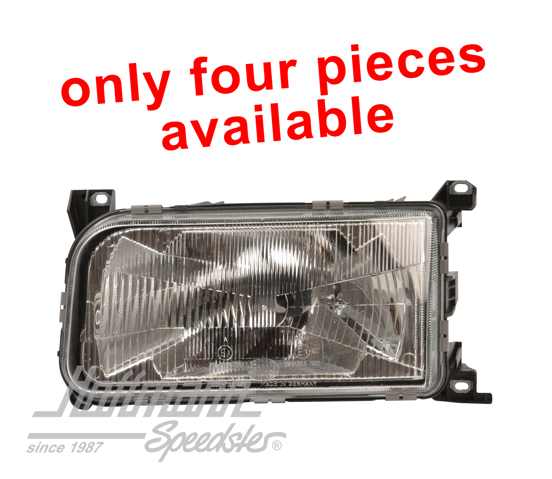 Headlight, Passat, 88-93, Hella, left | 357 941 017 | 999-9021