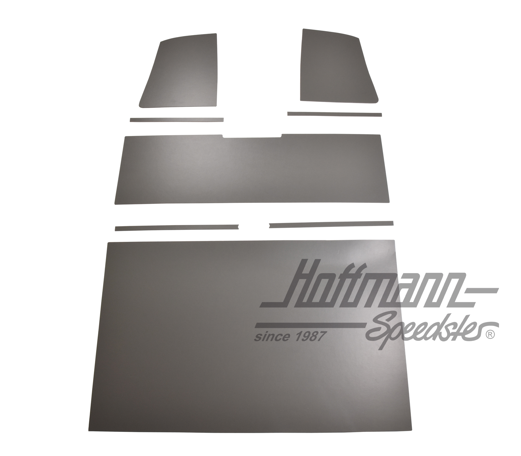 Roof cover, Bus T1 Double Cab, grey                                                                 