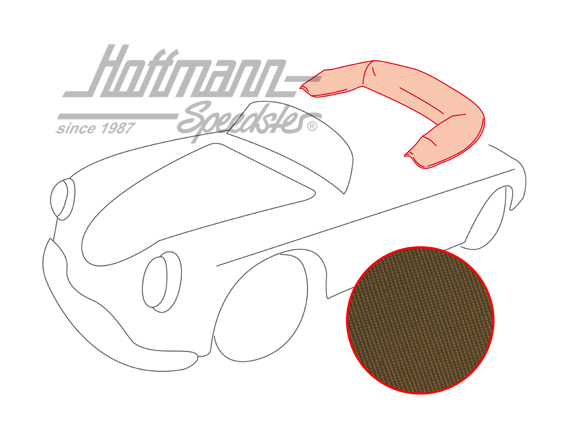 Dust cover, 58-65, Sonnenland, dark beige                                                           