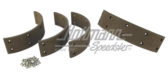 Brake-lining set, rear, Bus T2/T3, 70-92 | 251 698 135 | 090-3080