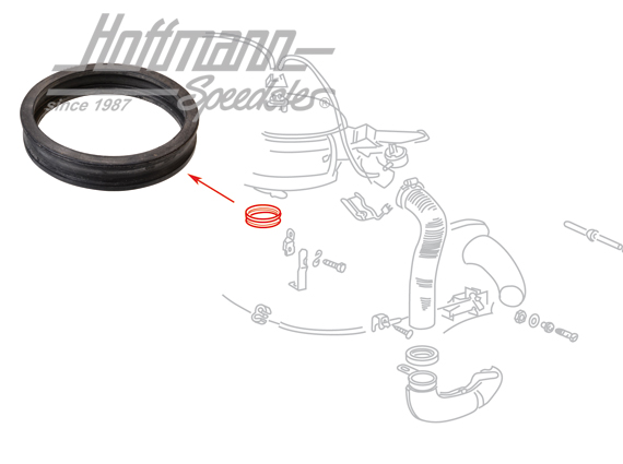 Sealing ring, air-filter housing/carburetor | 113 129 625 A | 020-0899-20