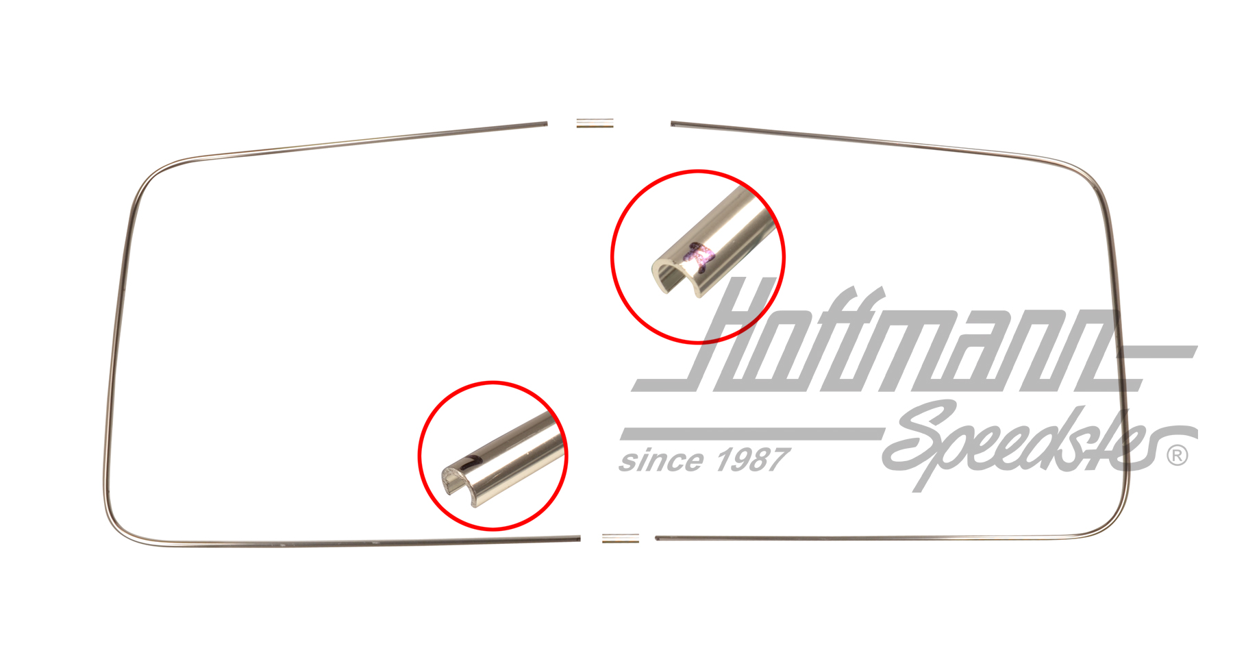 Ornamental frame, aluminium, rear window, Varinat | 365 583 355 | 069-8456