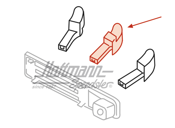 Knob, heater, Golf 1, in the middle                                                                 