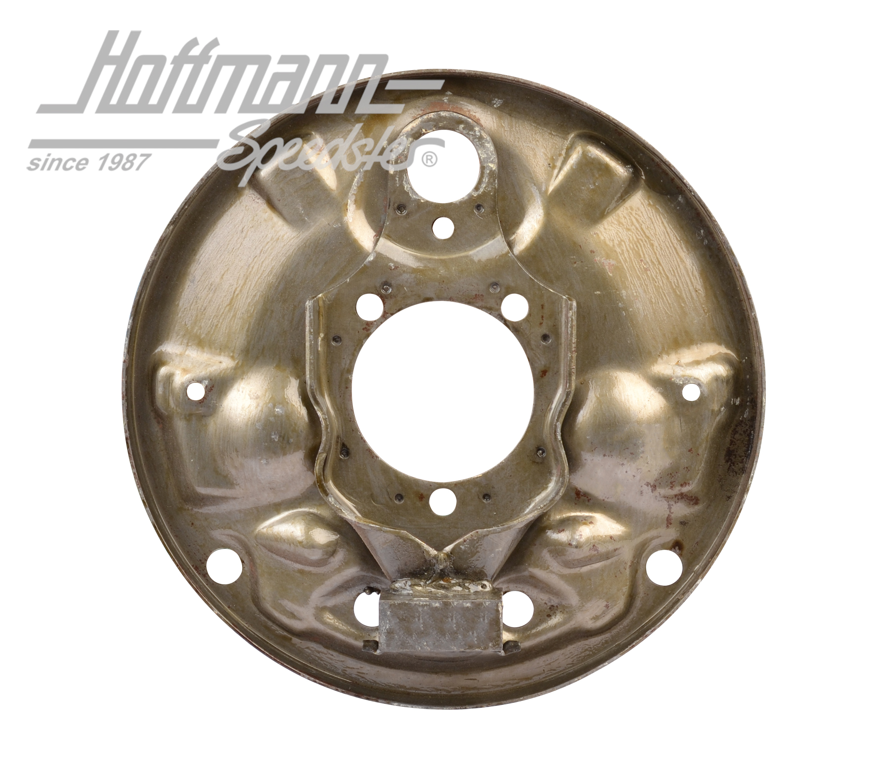 Brake anchor plate, Beetle, 8.65-, front | 181 609 139 | 020-4078