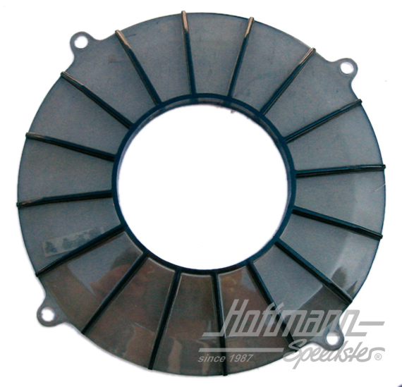 Backing plate, alternator/generator, Turbo-style, smoked |  | 010-1414-01