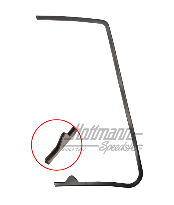 Seal, vent-window glass / frame | 211 837 271 | 089-0105-10