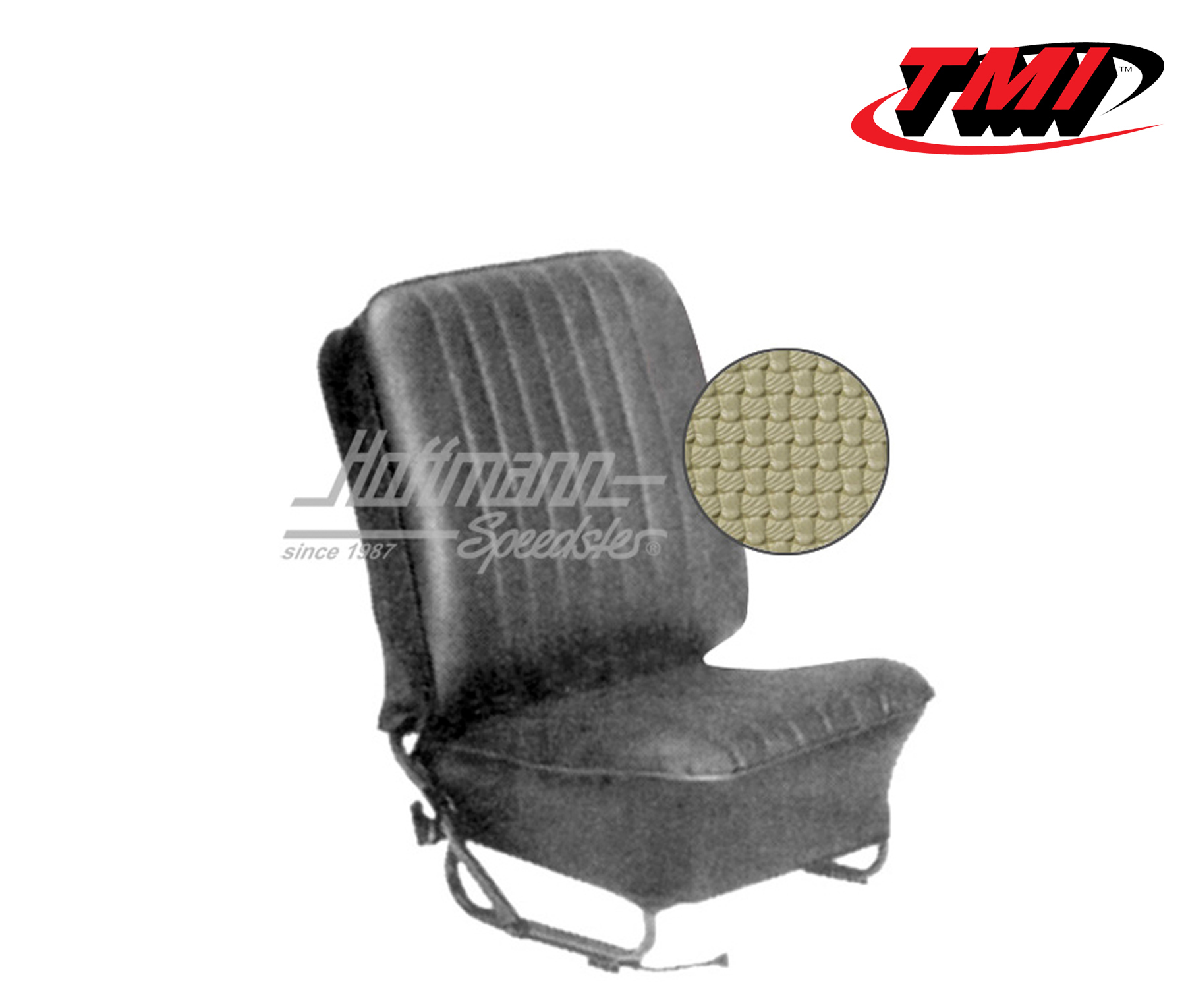 Seat upholstery, Conv., 8.57-7.64, Basketweave, beige | 43-1322-04 | 055-6630