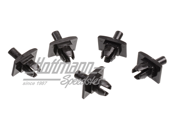 Clip, grille/spoiler, Bus T3, Golf (5 pieces) | 171 853 695 A | 180-0510-05