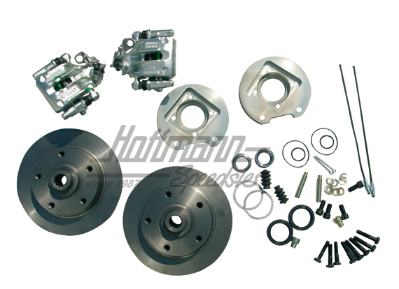 Rear axle disc brake kit, 5-holes/130mm, swing axle | BA KER 1 HP | 020-3909