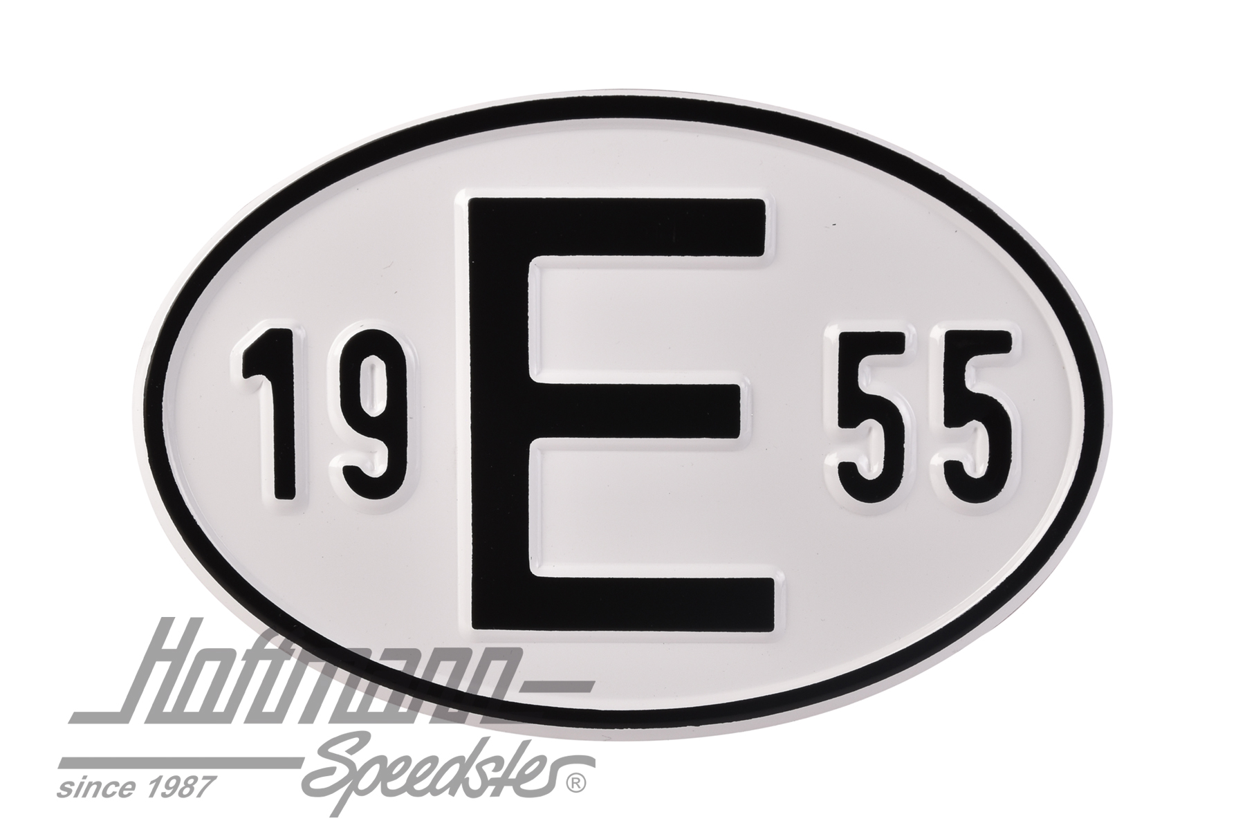 Nationality plate "E", alu, with year 1955 |  | 020-2403-55