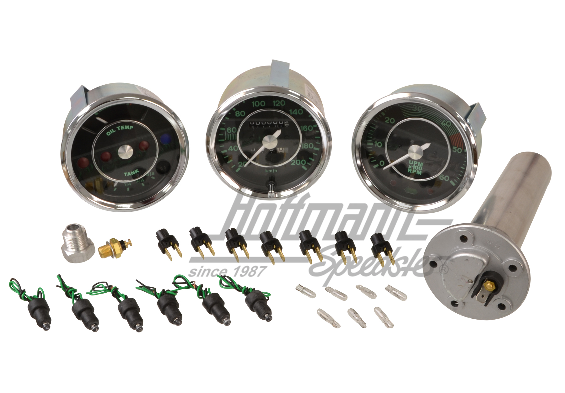 Instrument set, 356-Style, 12Volt | AC356100 | 021-0570