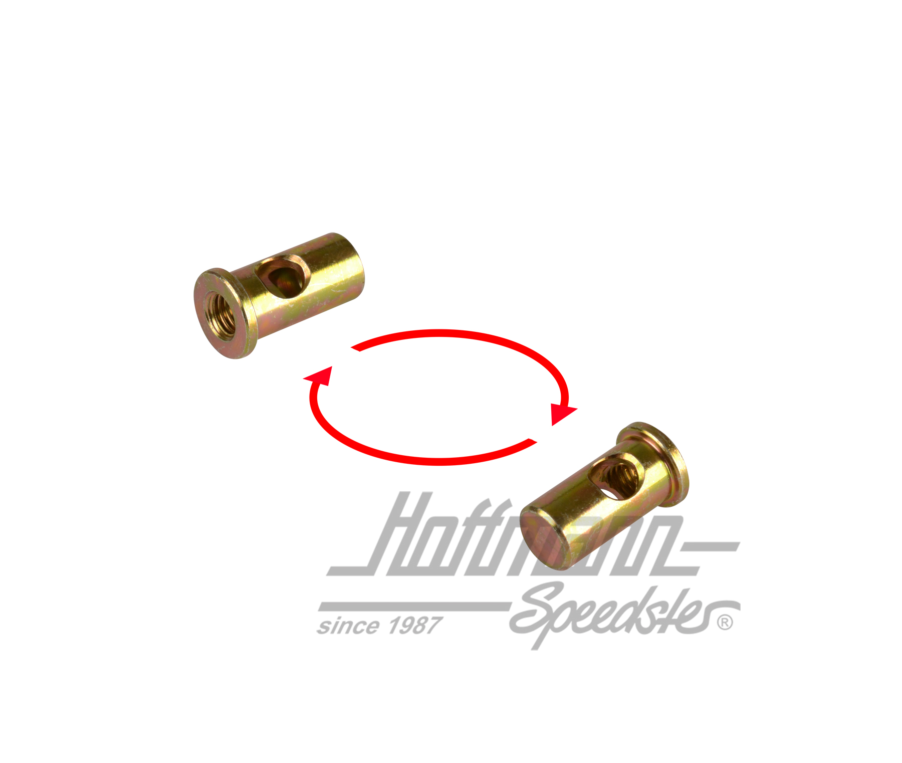 Bolt, accelerator cable, rear, Bus T2/T3 | 211 721 578 B | 092-1007-10