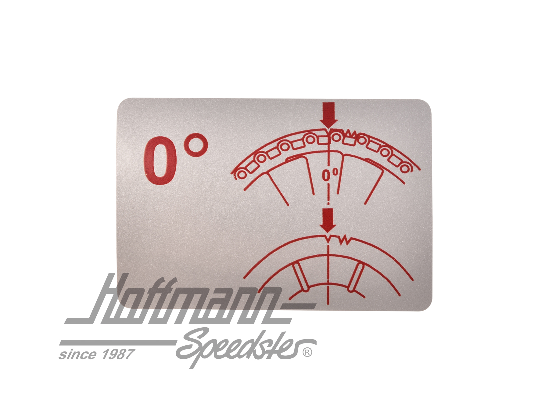 Sticker "ignition point 0°", Type-1 | 111 100 173 | 021-0199-09